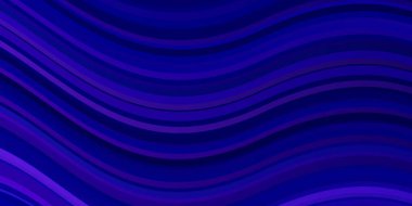 Açık mavi, kıvrımlı kırmızı vektör arkaplan. Renkli çizimler, kıvrımlardan oluşur. İş broşürleri, broşürler için desen