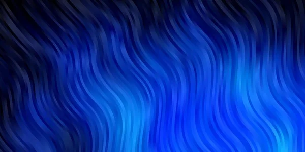 Tmavě Modrá Vektorová Kulisa Křivkami Barevný Geometrický Vzorek Křivkami Sklonu — Stockový vektor