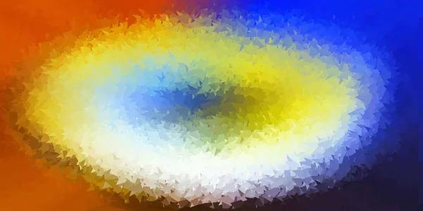 Hellblaues Gelbes Vektorpolygonalmuster Moderne Abstrakte Illustration Mit Polygonalen Dreiecken Muster — Stockvektor