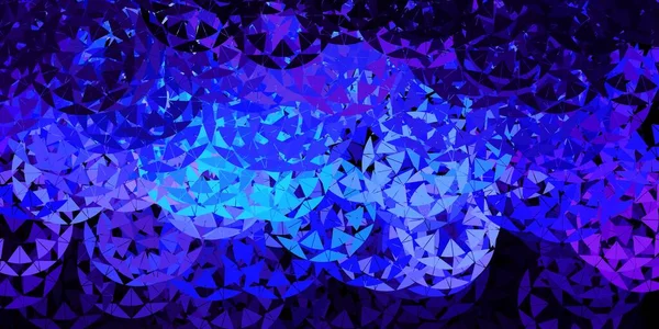 Fond Vectoriel Rose Foncé Bleu Avec Des Formes Polygonales Illustration — Image vectorielle