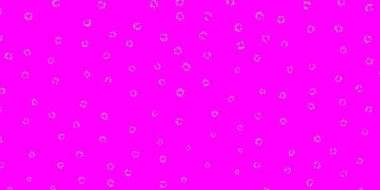 Açık pembe, küreli kırmızı vektör deseni. Renkli çember şekilli modern soyut illüstrasyon. Broşürler, broşürler için desen.