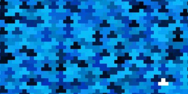 Dikdörtgenli koyu mavi vektör arkaplan. Soyut tarzda dikdörtgenleri olan modern tasarım. Cep telefonları için şablon.