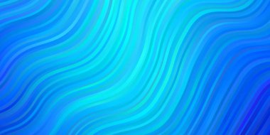 Bükülmüş çizgileri olan hafif BLUE vektör arkaplanı. Bükülmüş çizgileri olan yepyeni renkli bir çizim. Terfileriniz için akıllı tasarım.