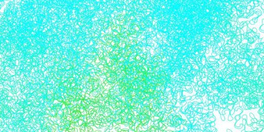 Dairesel yay ile açık yeşil vektör arkaplan. Gradyan eğrileri olan renkli soyut çizimler. Kullanıcı Arayüzü tasarımınız için şablon.