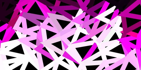 Светло Розовый Векторный Треугольник Абстрактная Иллюстрация Элегантными Градиентными Треугольниками Проектирование — стоковый вектор