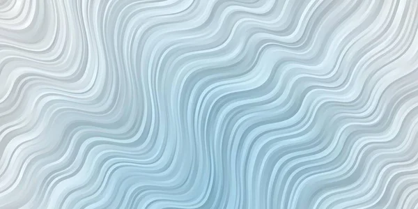 Modèle Vectoriel Bleu Clair Avec Lignes Courbes Échantillon Lumineux Avec — Image vectorielle
