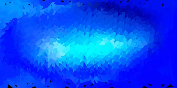 Luz Azul Vetor Poli Textura Triangular Ilustração Inteligente Estilo Faceta —  Vetores de Stock