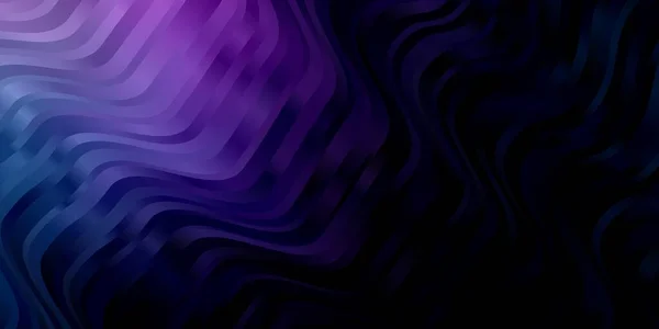 Темно Розовая Синяя Векторная Текстура Дугой Яркий Образец Красочными Изогнутыми — стоковый вектор