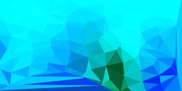 Ljusblå Grön Vektor Polygonal Bakgrund Färgglad Abstrakt Illustration Med Lutning — Stock vektor