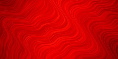 Eğrili koyu kırmızı vektör deseni. Gradyan eğrileri olan renkli soyut çizimler. İş tanıtımınız için tasarım.