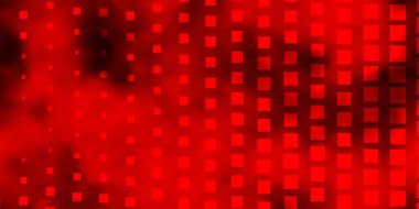 Çizgileri, dikdörtgenleri olan koyu kırmızı vektör düzeni. Gradyan dikdörtgenleri ve kareleri olan renkli çizimler. Web siteleri, iniş sayfaları için desen.