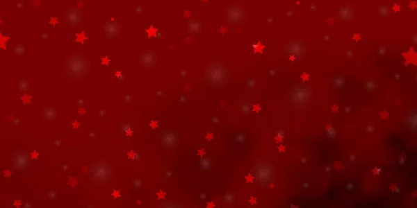 Fondo Vector Rojo Claro Con Estrellas Colores Ilustración Abstracta Geométrica — Archivo Imágenes Vectoriales