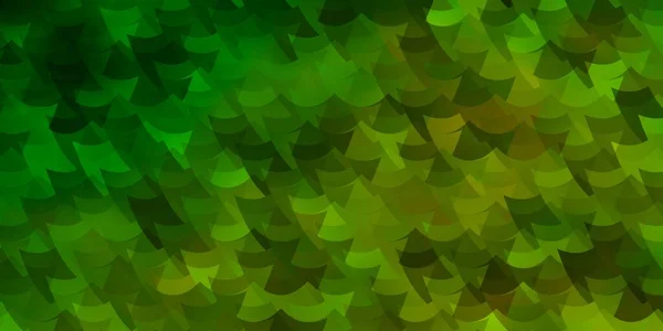 Світло Зелений Жовтий Векторний Фон Полігональному Стилі Нова Абстрактна Ілюстрація — стоковий вектор