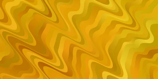 Fondo Vectorial Amarillo Oscuro Con Líneas Dobladas Muestra Brillante Con — Vector de stock