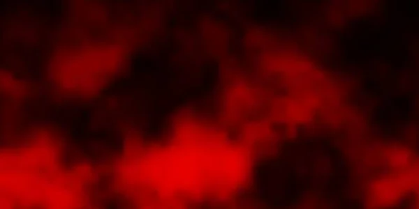 Fondo Vectorial Rojo Oscuro Con Cúmulo Ilustración Degradada Con Cielo — Vector de stock