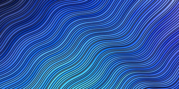 Modèle Vectoriel Bleu Foncé Avec Lignes Illustration Abstraite Avec Des — Image vectorielle