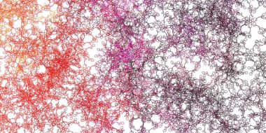 Açık Pembe, kıvrımlı çizgileri olan sarı vektör arkaplan. Eğri çizgileri olan renkli çizimler. Cep telefonları için şablon.