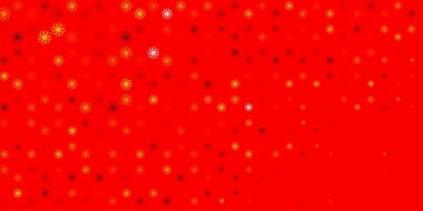 Fiyonklu hafif turuncu vektör arka planı. Rengarenk çizgileri ve şekilleri olan parlak bir örnek. Terfileriniz için akıllı tasarım.