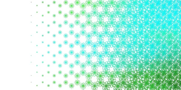 Açık yeşil arkaplan ve eğri çizgiler. Gradyan kıvrımları olan yarım tonlu bir resim. Reklamlar ve reklamlar için desen.