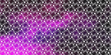 Kıvrımlı açık pembe vektör düzeni. Eğimli yay ile soyut illüstrasyon. Reklamınız, posteriniz, afişiniz için en iyi tasarım.