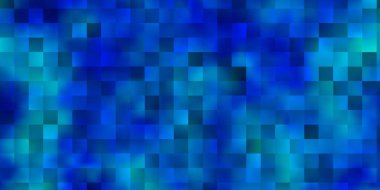 Çokgen biçiminde hafif BLUE vektör arkaplanı. Renkli dikdörtgenlerle soyut gradyan çizimi. Web siteleri, iniş sayfaları için desen.