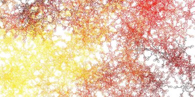 Kıvrımlı hafif turuncu vektör arka planı. Uygunsuz gradyan çizgileri olan soyut çizimler. Kullanıcı Arayüzü tasarımınız için şablon.