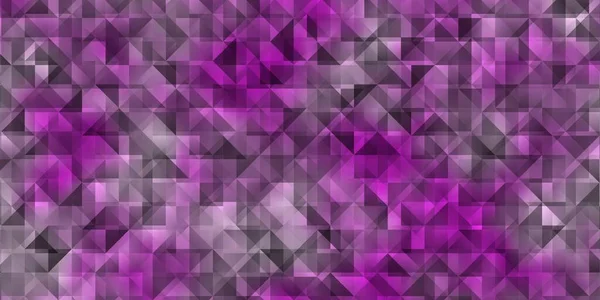 Світло Рожевий Векторний Шаблон Кристалами Трикутниками Блискуча Абстрактна Ілюстрація Трикутними — стоковий вектор