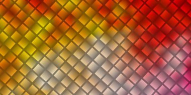 Dikdörtgenli hafif turuncu vektör arkaplanı. Gradyan dikdörtgenleri olan bir resim. Reklamlar ve reklamlar için desen.
