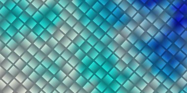 Çokgen biçiminde hafif BLUE vektör arkaplanı. Gradyan dikdörtgenleri olan bir resim. İniş sayfası için modern şablon.