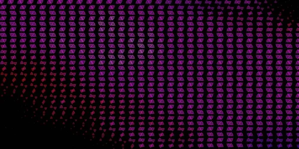 Esmer Mor, Pembe vektör arkaplan ve okült semboller. Cadılık formlarıyla soyut tarzda geçmişe dönük tasarım. Doğaüstü tasvirler için basit tasarım.