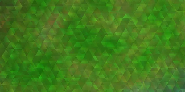 Světle Zelený Vektorový Obrazec Přímkami Trojúhelníky Abstraktní Gradient Design Barevnými — Stockový vektor