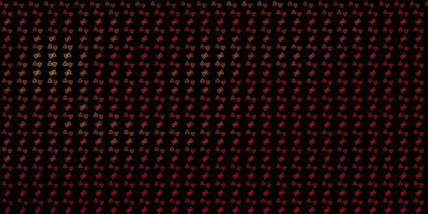 Esrarengiz işaretli koyu turuncu vektör şablonu. Cadılık formlarıyla soyut tarzda geçmişe dönük tasarım. Doğaüstü tasvirler için basit tasarım.