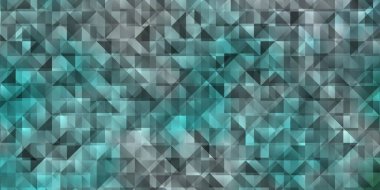 Üçgenli açık mavi vektör arkaplan. Üçgenli soyut gradyan çizimi. Posterler ve afişler için en iyi tasarım.