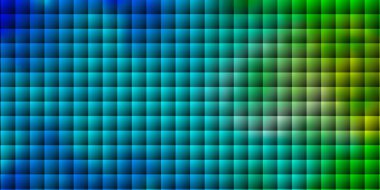 Açık mavi, dikdörtgenli yeşil vektör arkaplan. Gradyan dikdörtgenleri olan bir resim. Reklamınız, posteriniz, afişiniz için en iyi tasarım.