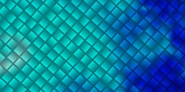 Açık mavi, dikdörtgenli yeşil vektör şablonu. Dikdörtgenli soyut gradyan çizimi. Reklamınız, posteriniz, afişiniz için en iyi tasarım.