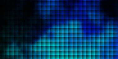 Dikdörtgenli koyu mavi vektör şablonu. Dikdörtgenli soyut gradyan çizimi. İş broşürleri, broşürler için desen