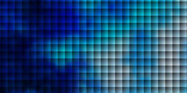 Çizgileri, dikdörtgenleri olan hafif BLUE vektör düzeni. Gradyan dikdörtgenleri ve kareleri olan renkli çizimler. Web siteleri, iniş sayfaları için desen.