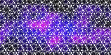 Bükülmüş çizgileri olan açık mor vektör arkaplanı. Çizgili soyut gradyan çizimi. Posterleriniz ve afişleriniz için en iyi tasarım.