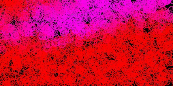 Rosa Oscuro Plantilla Vectorial Roja Con Signos Esotéricos Ilustración Abstracta — Vector de stock