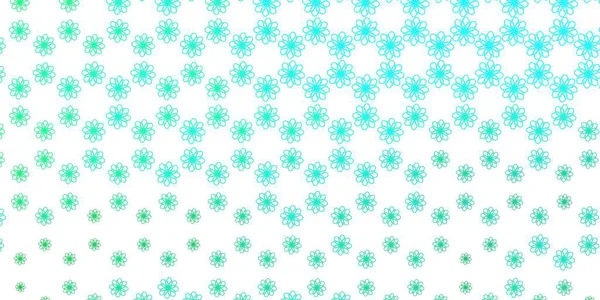 Kavisli açık yeşil vektör düzeni. Uygunsuz gradyan çizgileri olan soyut çizimler. Web siteleri, iniş sayfaları için desen.