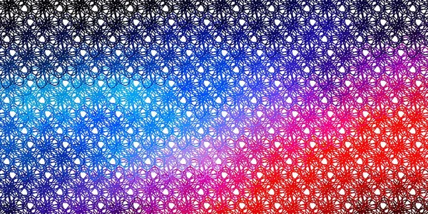 Açık mavi, kıvrımlı kırmızı vektör düzeni. Eğimli dairesel kavisli parlak bir illüstrasyon. Kullanıcı Arayüzü tasarımınız için şablon.