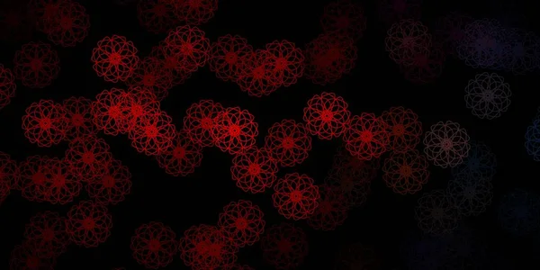 Σκούρο Μπλε Κόκκινο Διανυσματικό Πρότυπο Αφηρημένες Μορφές Σύγχρονη Αφηρημένη Απεικόνιση — Διανυσματικό Αρχείο