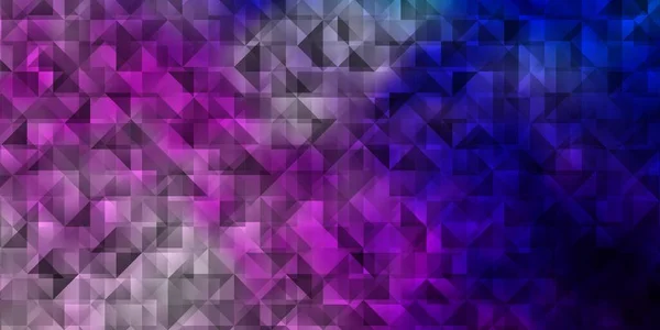 Lichtroze Blauwe Vectorachtergrond Met Driehoeken Moderne Abstracte Illustratie Met Kleurrijke — Stockvector