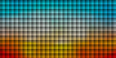 Açık mavi, çizgileri, dikdörtgenleri olan sarı vektör düzeni. Dikdörtgen şekilli yeni soyut illüstrasyon. İş broşürleri, broşürler için desen