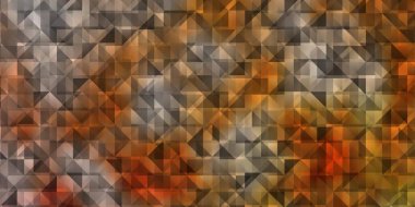 Açık Turuncu vektör arkaplanı çokgen biçiminde. Renkli üçgenli modern soyut illüstrasyon. Posterler ve afişler için en iyi tasarım.