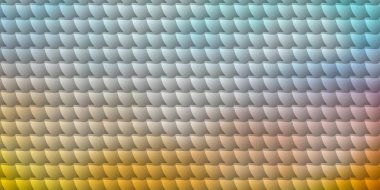 Açık mavi, kare şeklinde kırmızı vektör deseni. Soyut arkaplanda renkli gradyan olan dikdörtgenler. Reklamlar ve reklamlar için desen.