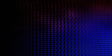 Koyu mavi, kırmızı vektör desenli sihirli elementler. Renkli mistik semboller. Antik tarzda bir eğilim var. Doğaüstü tasvirler için basit tasarım.