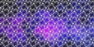 Açık Mor, eğri çizgileri olan pembe vektör deseni. Eğri çizgileri olan renkli çizimler. Reklamlar ve reklamlar için desen.