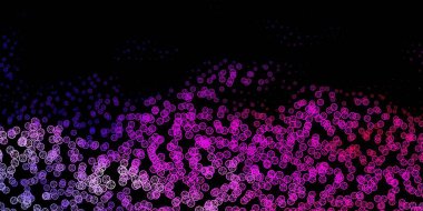 Koyu mor, dini sembollü pembe vektör dokusu. Gotik eğilimli soyut illüstrasyon. En iyi tasarım Cadılar Bayramı olayları.