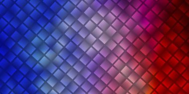 Açık mavi, dikdörtgenli kırmızı vektör arkaplanı. Dikdörtgen şekilli yeni soyut illüstrasyon. İş tanıtımınız için tasarım.